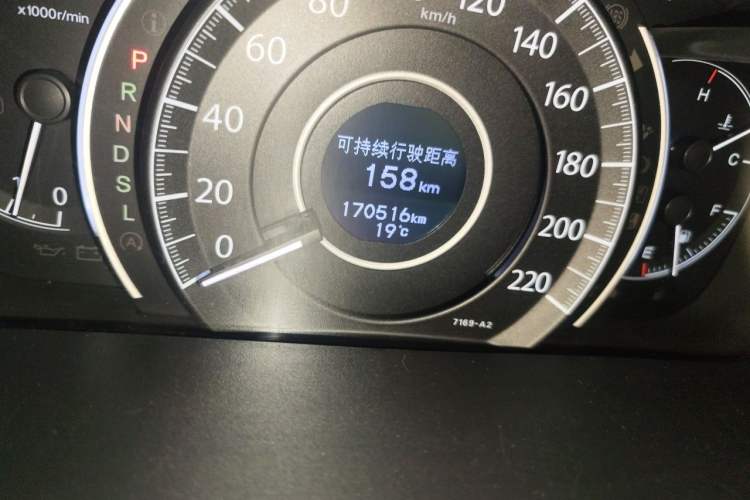 Used Honda CR-V 2015 2.0L two-wheel drive Fashion Edition Odometer Close Up