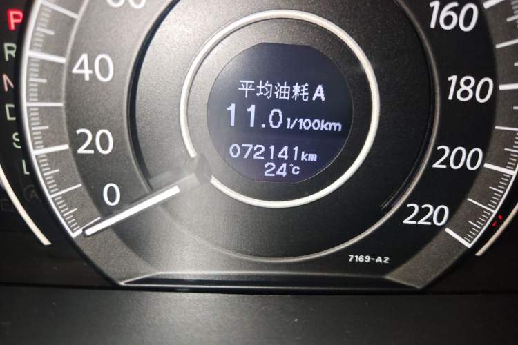 Used Honda CR-V 2015 2.0L two-wheel drive Fashion Edition Odometer Close Up