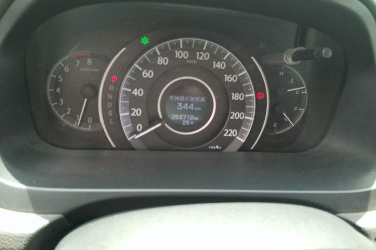 Used Honda CR-V 2015 2.4L four-wheel drive luxury version Odometer Close Up