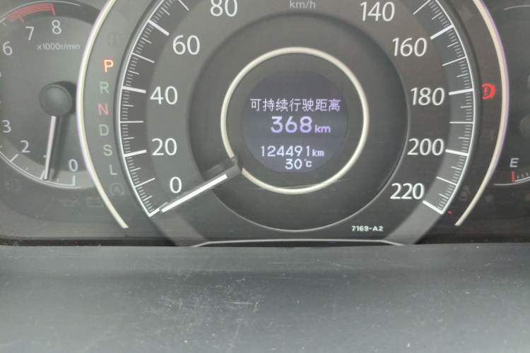 Used Honda CR-V 2015 2.0L two-wheel drive urban version Odometer Close Up