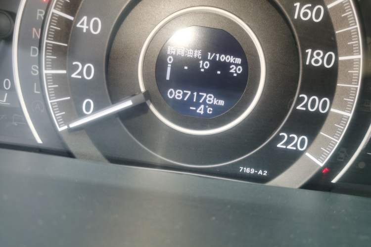 Used Honda CR-V 2015 2.0L two-wheel drive Fashion Edition Odometer Close Up