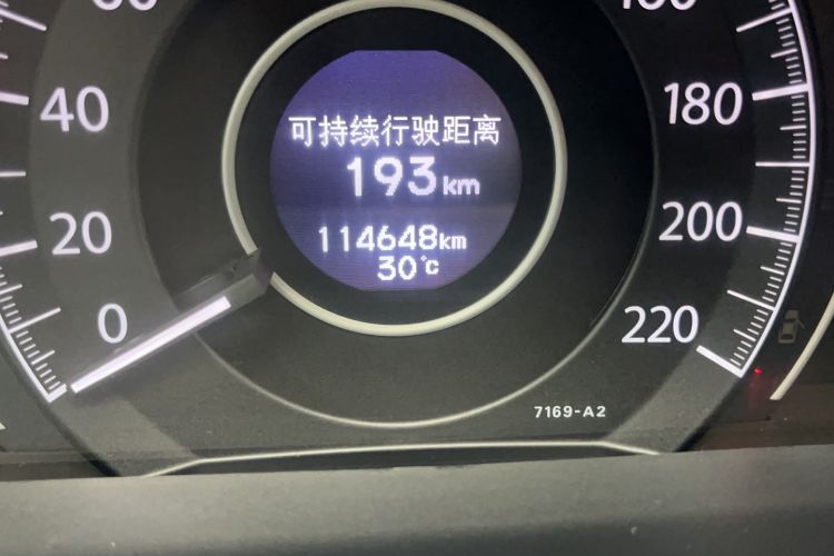Used Honda CR-V 2015 2.0L two-wheel drive urban version Odometer Close Up