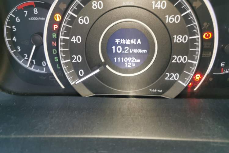 Used Honda CR-V 2015 2.0L two-wheel drive Fashion Edition Odometer Close Up