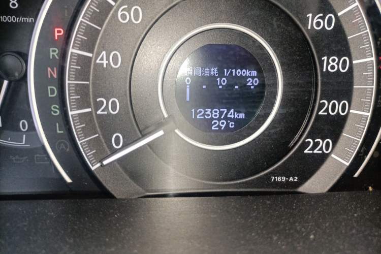 Used Honda CR-V 2015 2.0L two-wheel drive Fashion Edition Odometer Close Up