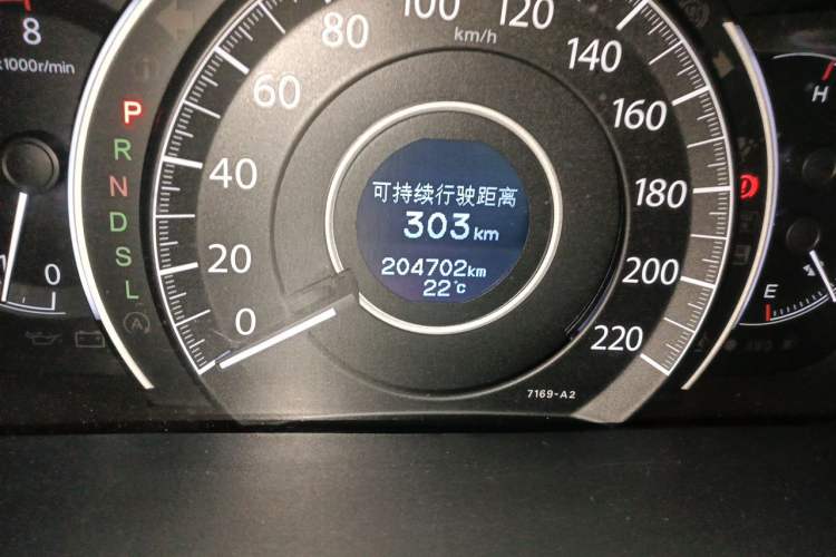 Used Honda CR-V 2015 2.4L Four-Wheel Drive Prestige Edition Odometer Close Up