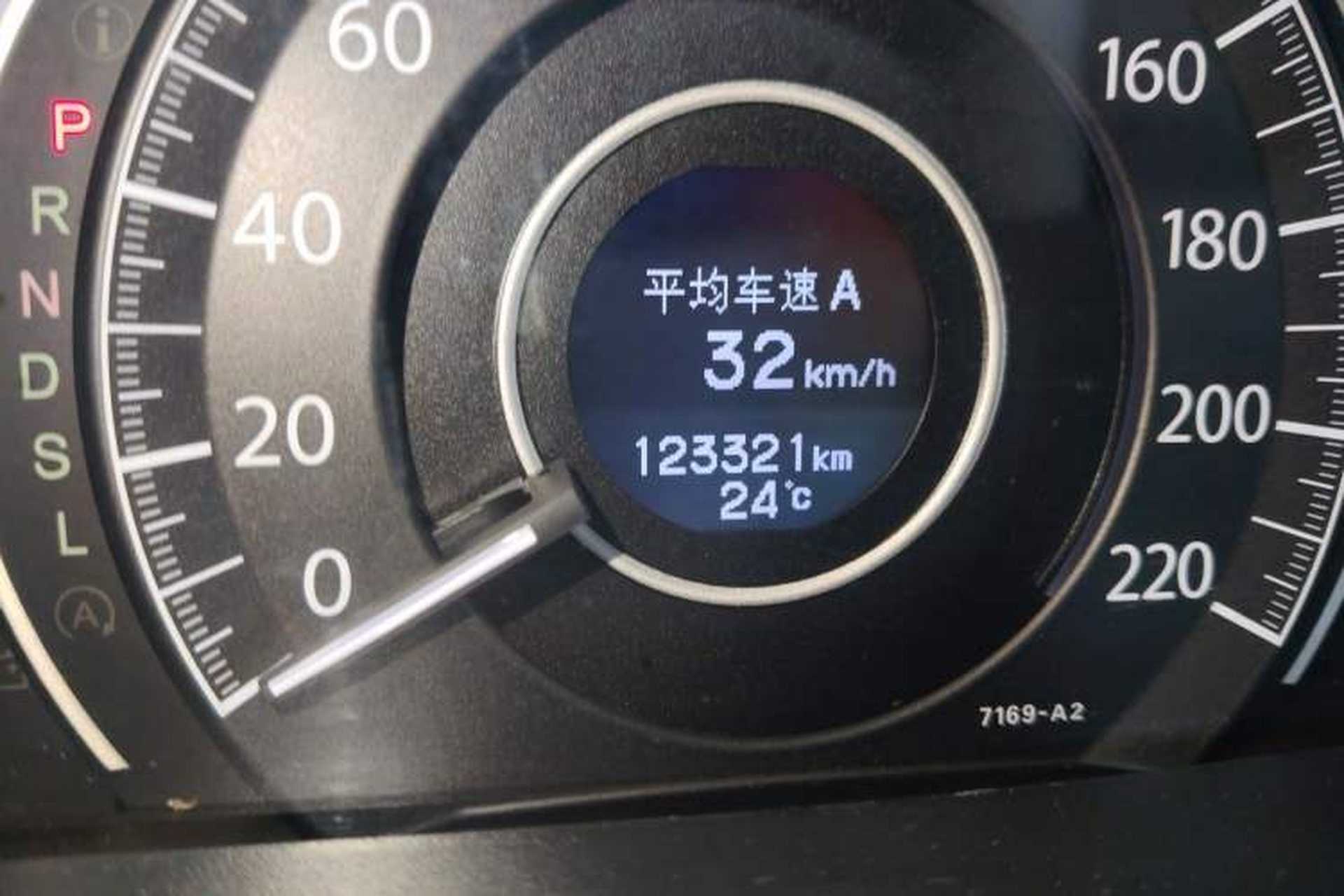 Used Honda CR-V 2015 2.4L Four-Wheel Drive Prestige Edition Odometer Close Up