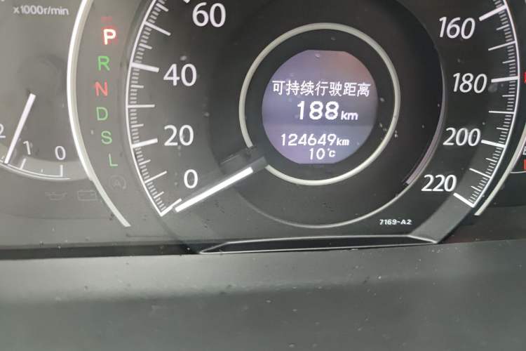 Used Honda CR-V 2015 2.0L two-wheel drive Fashion Edition Odometer Close Up