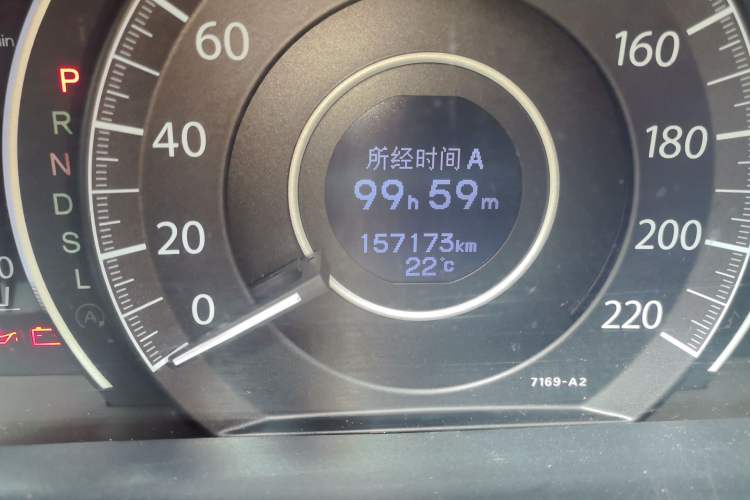 Used Honda CR-V 2015 2.0L two-wheel drive Fashion Edition Odometer Close Up