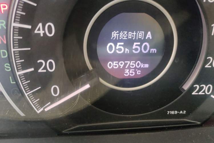 Used Honda CR-V 2015 2.0L two-wheel drive urban version Odometer Close Up