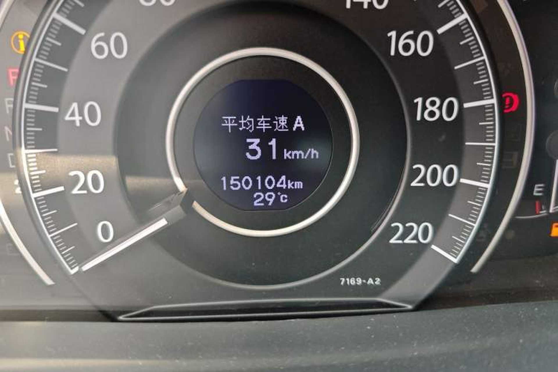 Used Honda CR-V 2015 2.0L 2WD Classic Edition Odometer Close Up