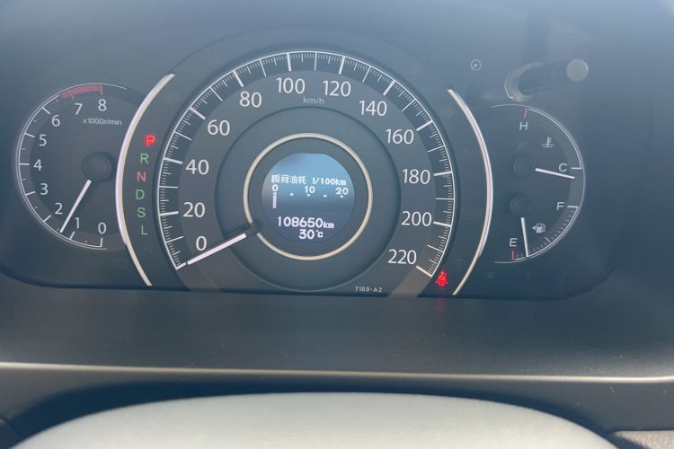 Used Honda CR-V 2015 2.0L two-wheel drive Fashion Edition Odometer Close Up