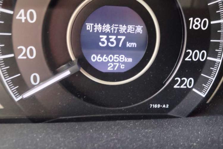 Used Honda CR-V 2015 2.0L two-wheel drive Fashion Edition Odometer Close Up