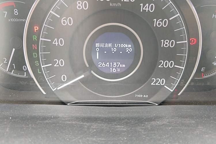 Used Honda CR-V 2015 2.0L Four-Wheel Drive Fashion Edition Odometer Close Up