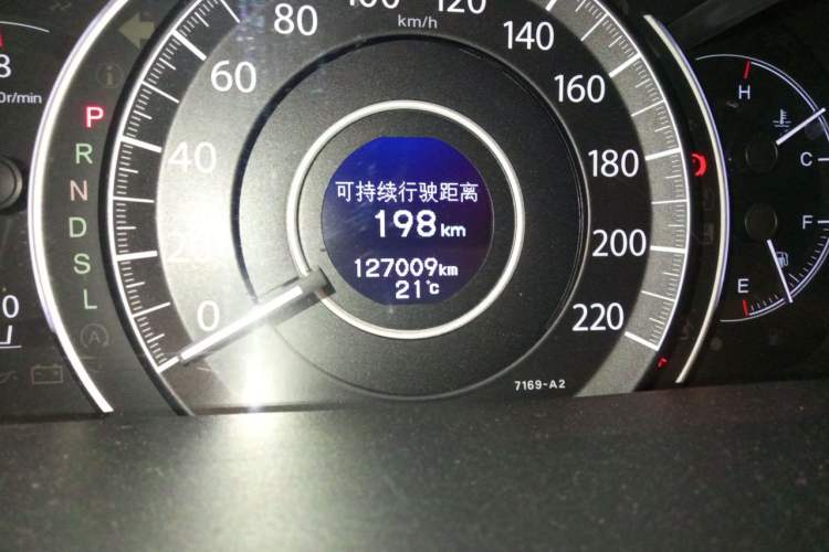 Used Honda CR-V 2015 2.0L two-wheel drive Fashion Edition Odometer Close Up