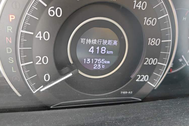 Used Honda CR-V 2015 2.0L two-wheel drive Fashion Edition Odometer Close Up