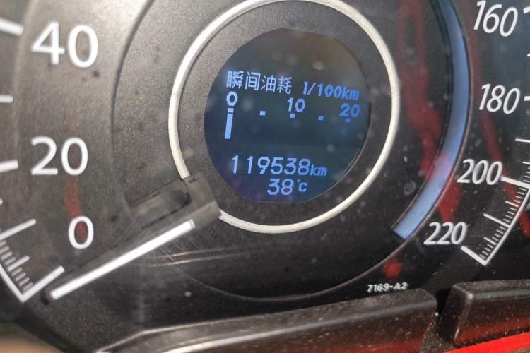 Used Honda CR-V 2015 2.0L two-wheel drive Fashion Edition Odometer Close Up