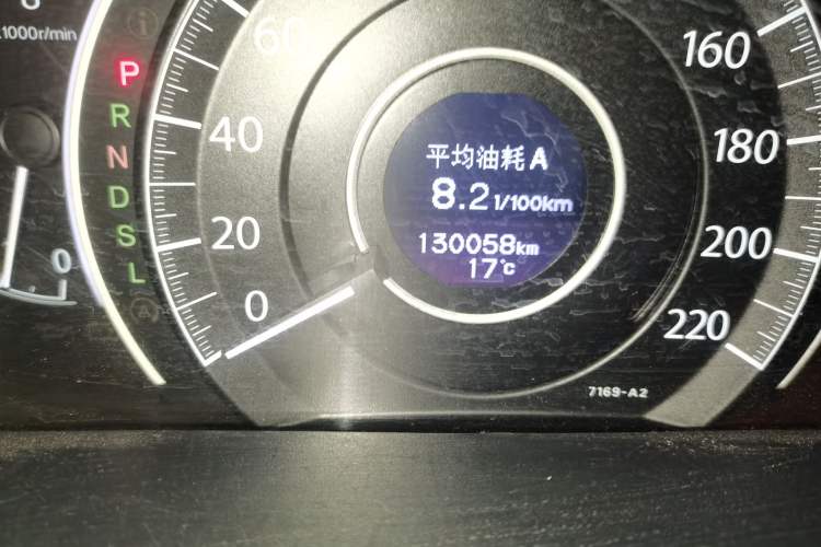Used Honda CR-V 2015 2.0L two-wheel drive Fashion Edition Odometer Close Up