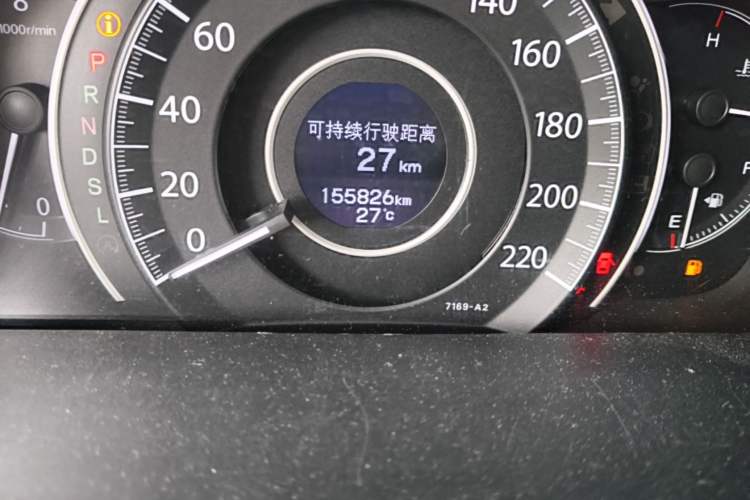 Used Honda CR-V 2015 2.0L two-wheel drive Fashion Edition Odometer Close Up