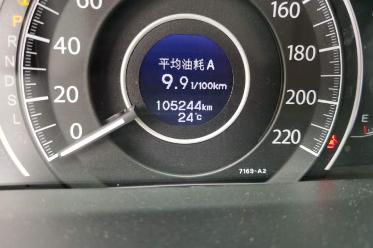 Used Honda CR-V 2016 2.0L two-wheel drive Urban Edition Odometer Close Up