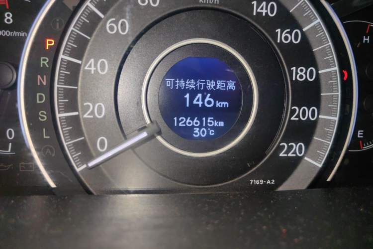 Used Honda CR-V 2016 2.0L two-wheel drive Urban Edition Odometer Close Up