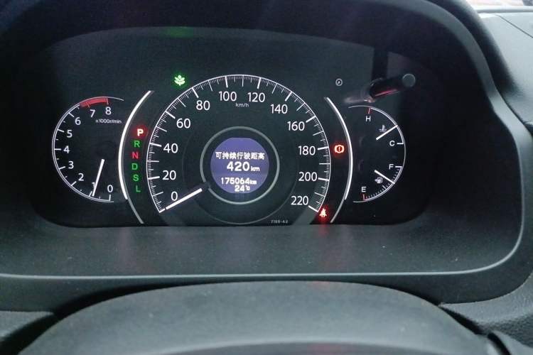 Used Honda CR-V 2016 2.0L two-wheel drive Urban Edition Odometer Close Up