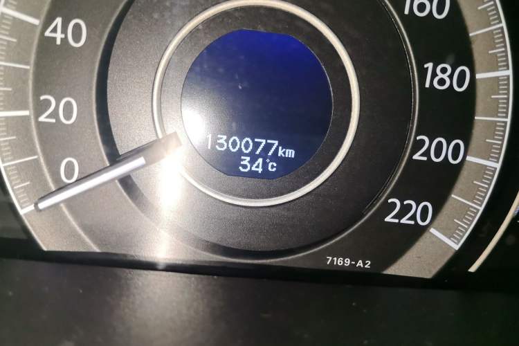 Used Honda CR-V 2016 2.0L two-wheel drive Urban Edition Odometer Close Up