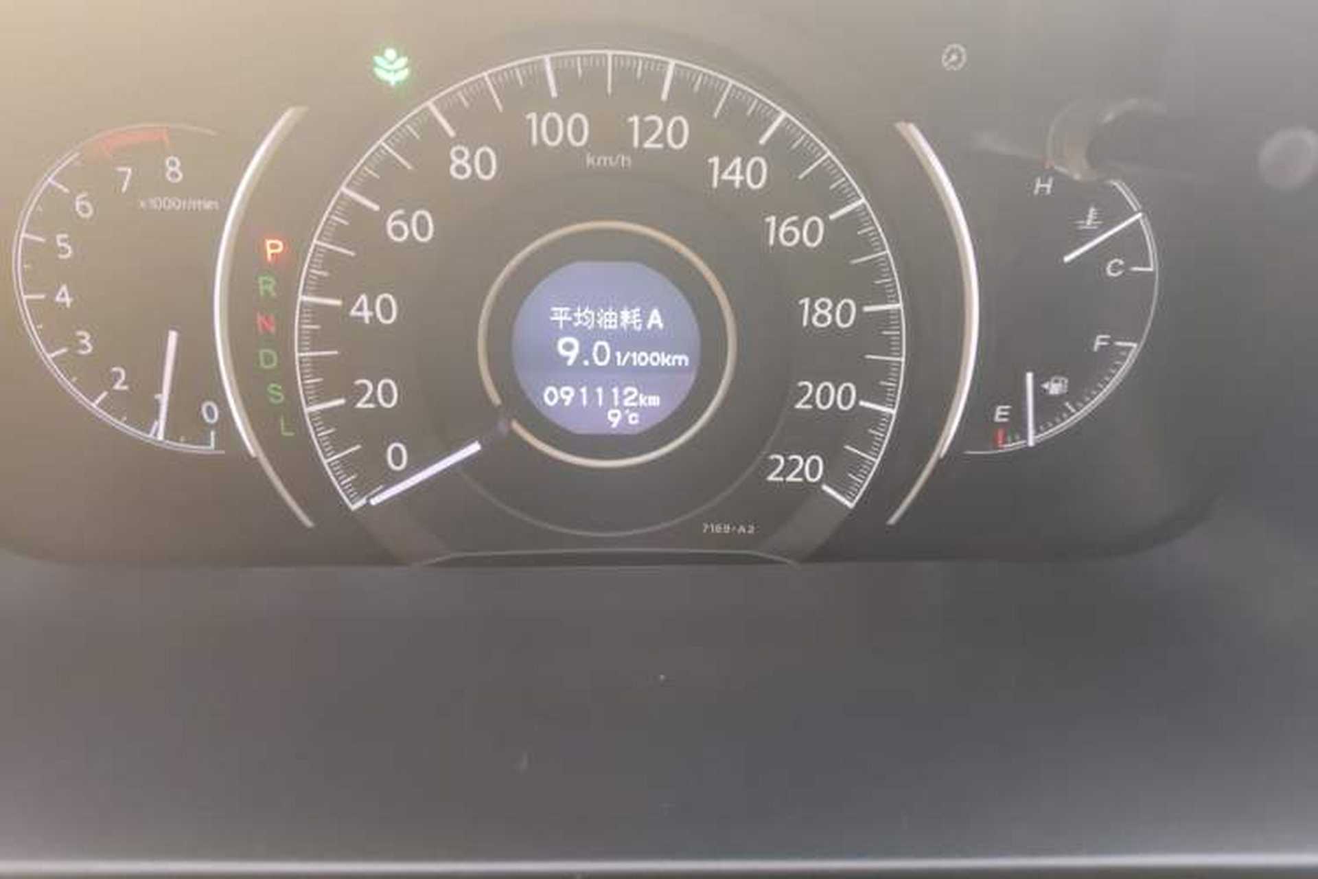 Used Honda CR-V 2016 2.0L two-wheel drive Urban Edition Odometer Close Up