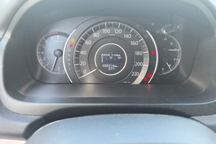 Used Honda CR-V 2016 2.0L two-wheel drive Urban Edition Odometer Close Up