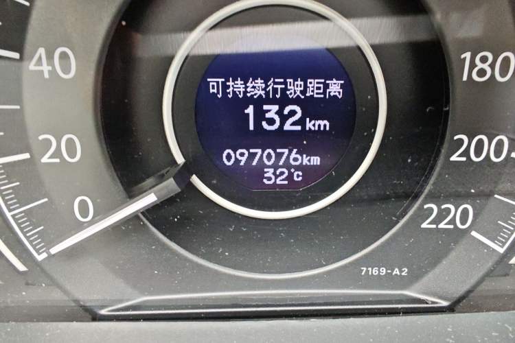 Used Honda CR-V 2016 2.0L two-wheel drive Urban Edition Odometer Close Up