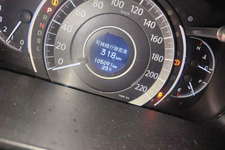 Used Honda CR-V 2016 2.0L two-wheel drive Urban Edition Odometer Close Up