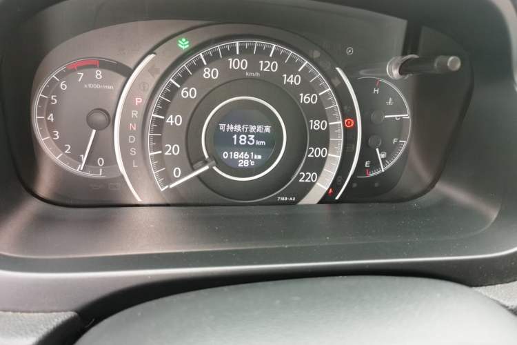 Used Honda CR-V 2016 2.0L two-wheel drive Urban Edition Odometer Close Up