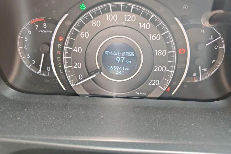 Used Honda CR-V 2016 2.0L two-wheel drive Urban Edition Odometer Close Up