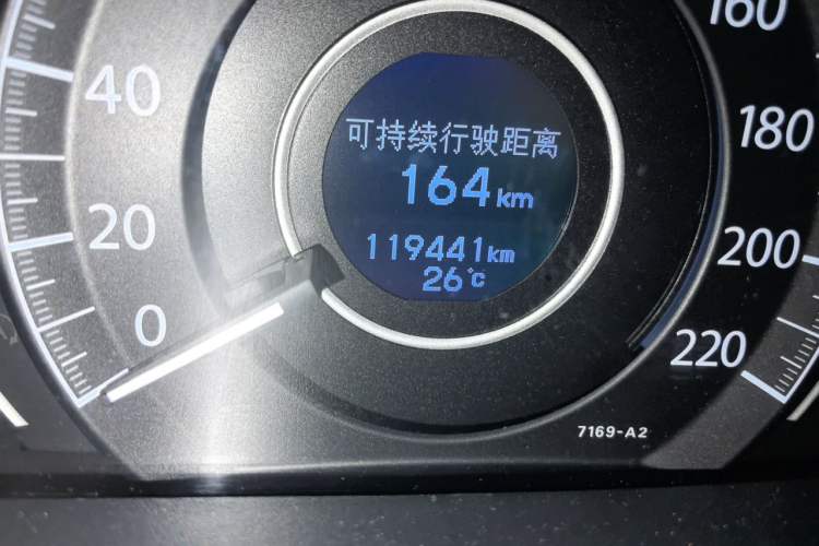 Used Honda CR-V 2016 2.0L two-wheel drive Urban Edition Odometer Close Up