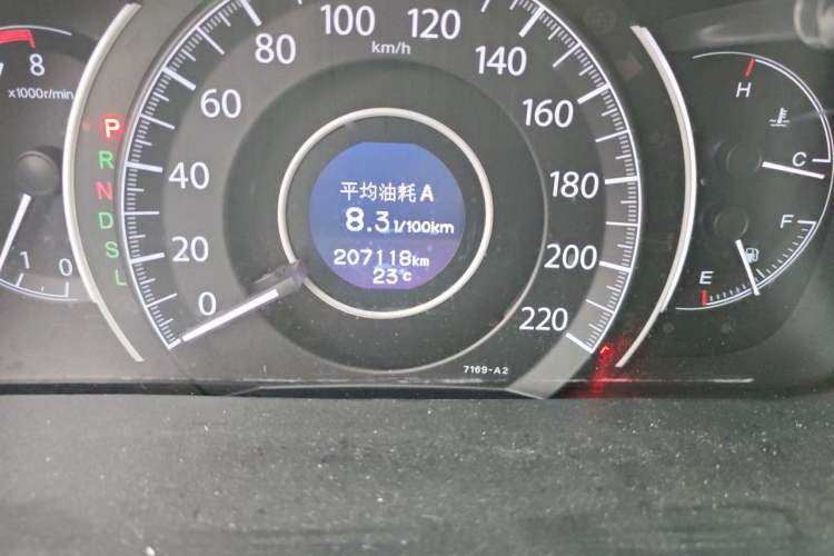 Used Honda CR-V 2016 2.0L two-wheel drive Urban Edition Odometer Close Up