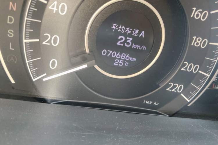 Used Honda CR-V 2016 2.0L two-wheel drive Urban Edition Odometer Close Up