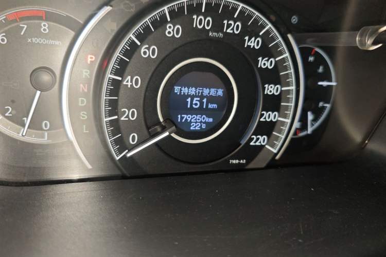 Used Honda CR-V 2016 2.0L two-wheel drive Urban Edition Odometer Close Up