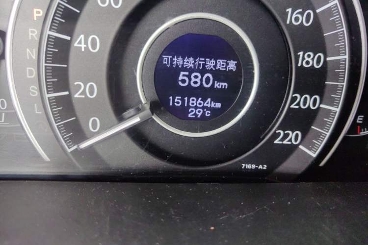 Used Honda CR-V 2016 2.0L two-wheel drive Urban Edition Odometer Close Up