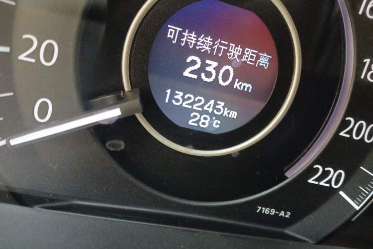 Used Honda CR-V 2016 2.0L two-wheel drive Urban Edition Odometer Close Up