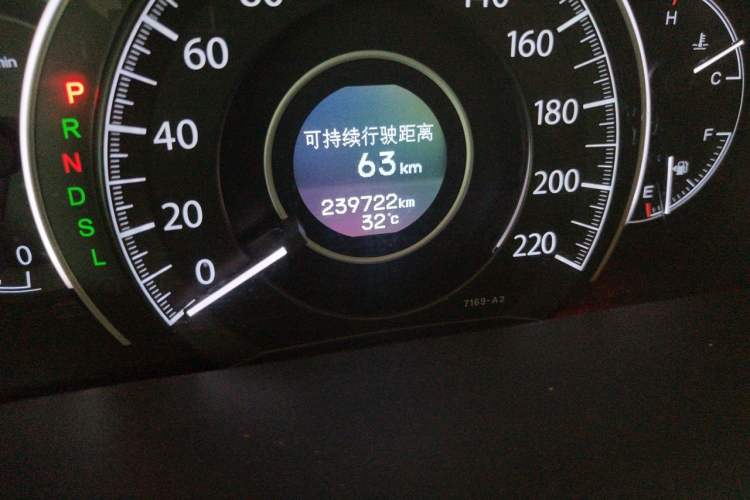 Used Honda CR-V 2016 2.0L two-wheel drive Urban Edition Odometer Close Up