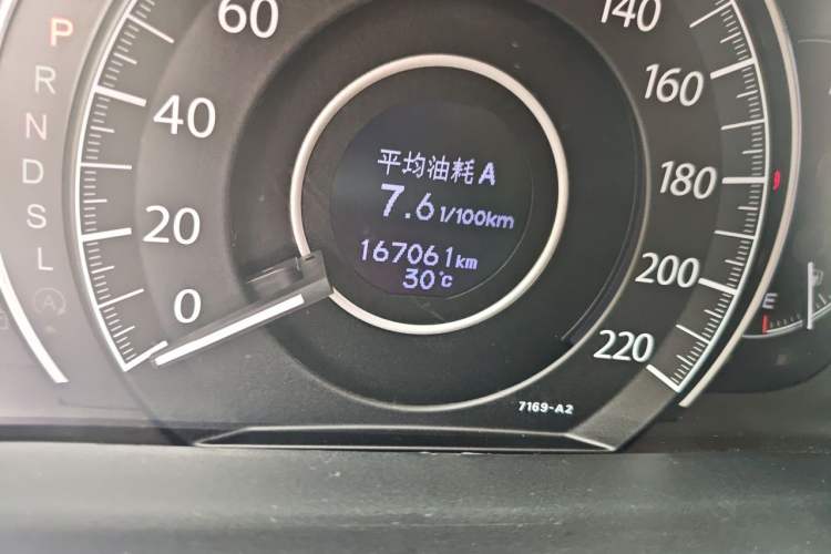 Used Honda CR-V 2016 2.0L two-wheel drive Urban Edition Odometer Close Up