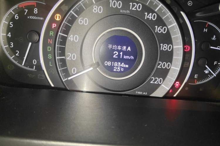 Used Honda CR-V 2016 2.0L two-wheel drive Urban Edition Odometer Close Up