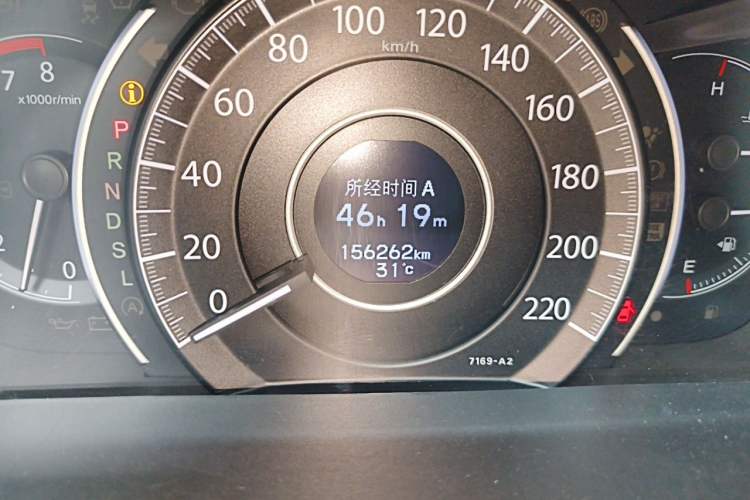 Used Honda CR-V 2016 2.0L Two-Wheel Drive Classic Edition Odometer Close Up
