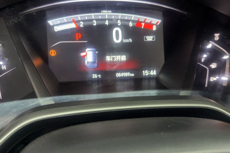 Used Honda CR-V 2017 240TURBO CVT Front-Wheel Drive Fashion Edition Odometer Close Up