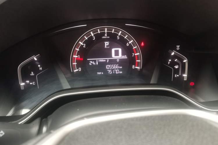 Used Honda CR-V 2017 240TURBO CVT 2WD Urban Edition Odometer Close Up