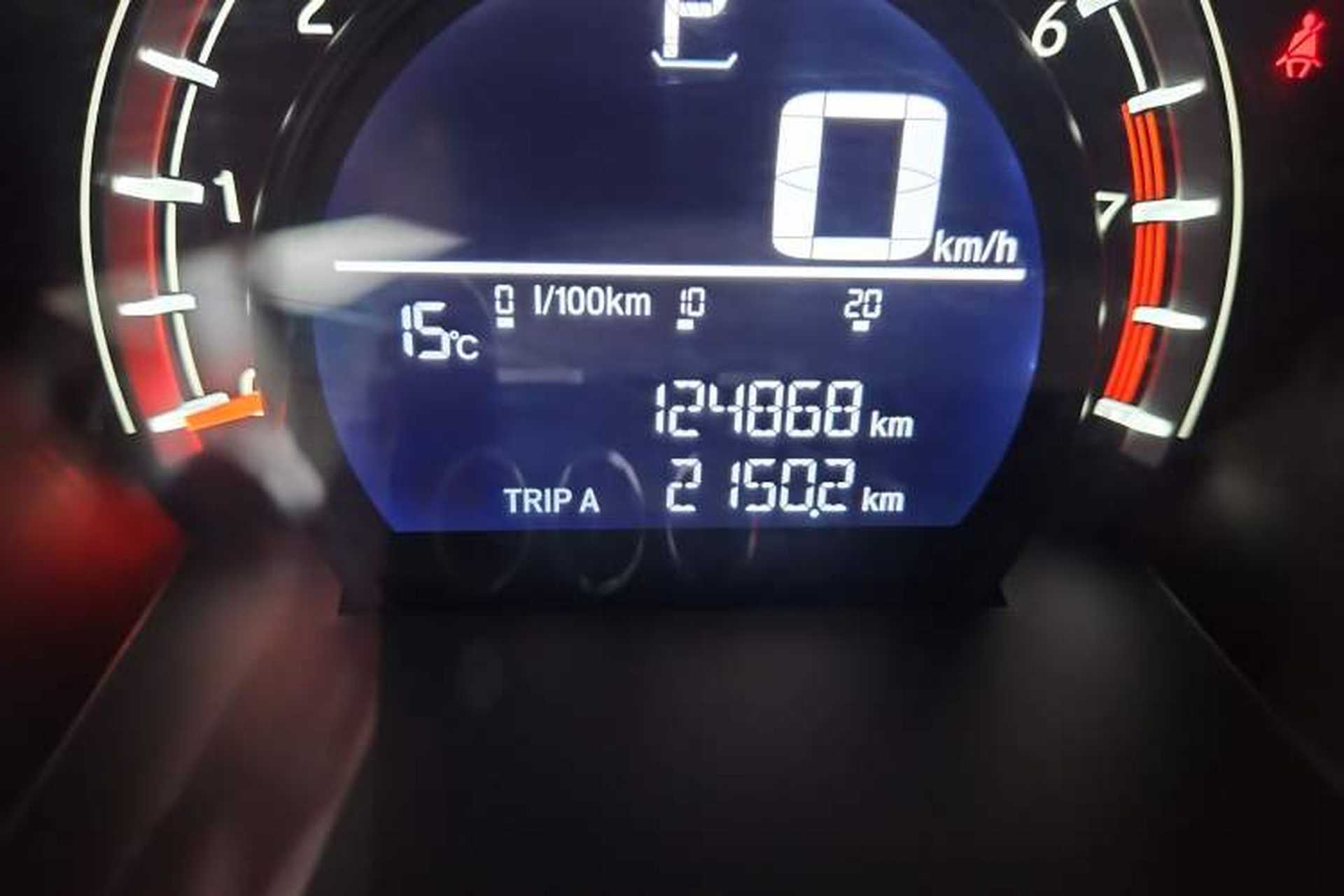 Used Honda CR-V 2017 240TURBO CVT 2WD Comfort Version Odometer Close Up