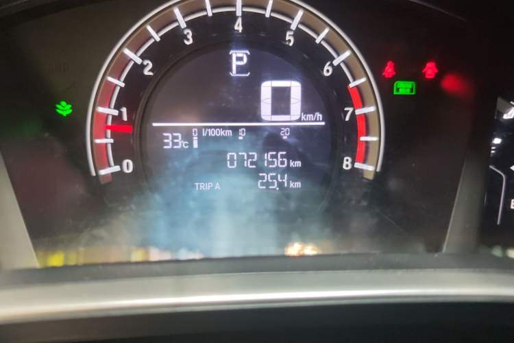 Used Honda CR-V 2018 240TURBO CVT 2WD Comfort Version Odometer Close Up
