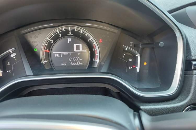 Used Honda CR-V 2019 240TURBO CVT 2WD Comfort Version China VI Emission Standard Odometer Close Up
