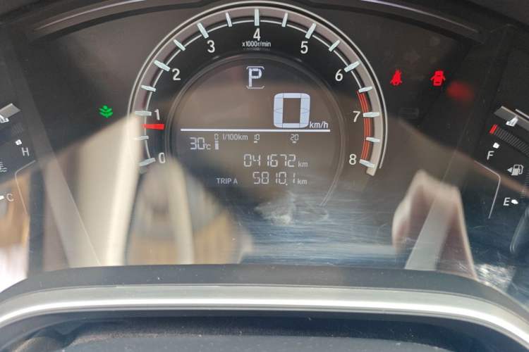 Used Honda CR-V 2019 Brilliant Edition 240TURBO CVT 2WD Comfort Version China VI Emission Standard Odometer Close Up