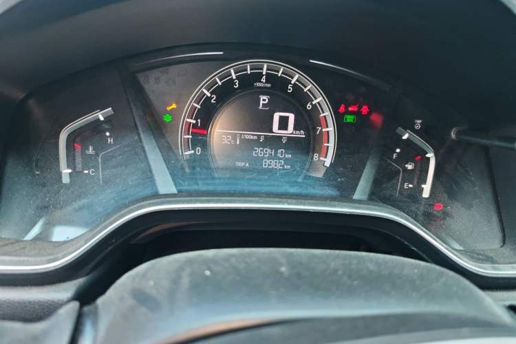 Used Honda CR-V 2019 Brilliant Edition 240TURBO CVT 2WD Comfort Version China VI Emission Standard Odometer Close Up