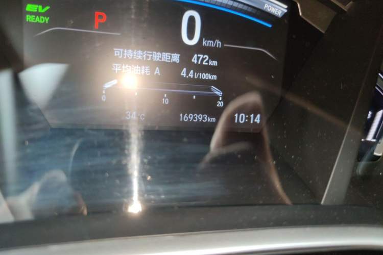 Used Honda CR-V 2019 Rui Hybrid 2.0L 2WD Pure Speed Version China V Emission Standard Odometer Close Up